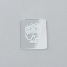 Стекло для боро-танков Skull Pattern