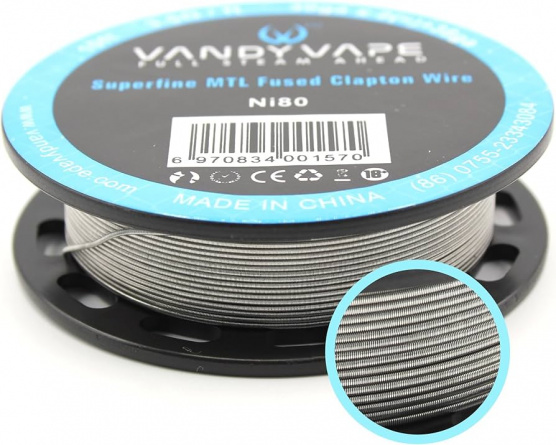 VandyVape Superfine MTL Fused Clapton (катушка, ассортимент) фото 2